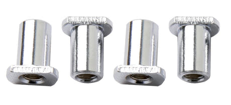 Latin Percussion Stimmschrauben & Spannstäbe Zubehör Gewindehülsen Brazilian Top Tuning - LP3110 LP3112 Repinique - LP3018 LP3020 LP3118 LP3120 Surdo - LP3408 Cuica - LP3212 Caixa - LP3314 Timbau - Chrom (LP3935)