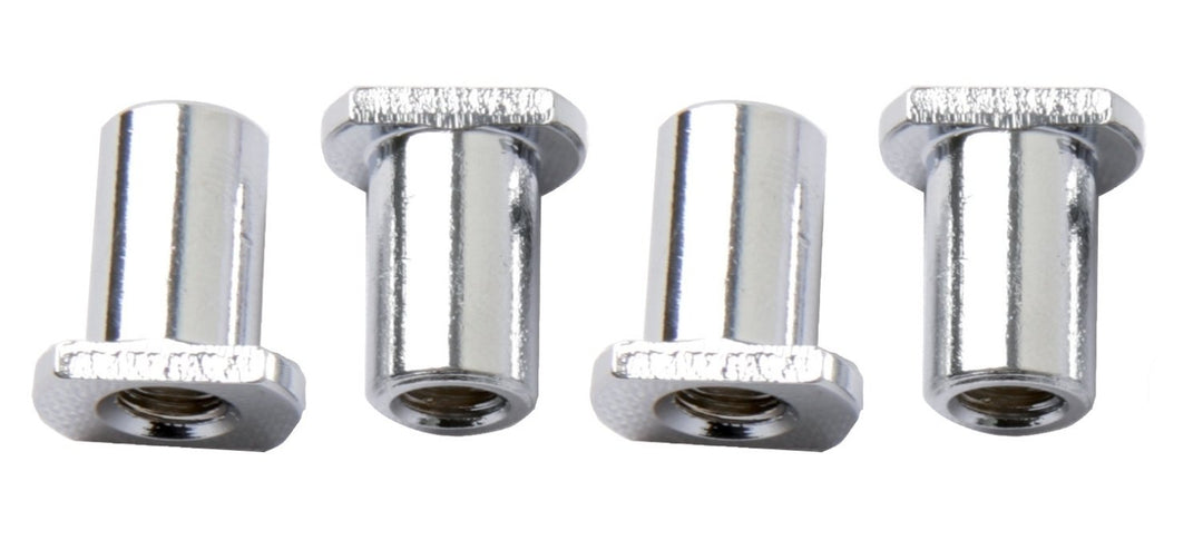 Latin Percussion Stimmschrauben & Spannstäbe Zubehör Gewindehülsen Brazilian Top Tuning - LP3110 LP3112 Repinique - LP3018 LP3020 LP3118 LP3120 Surdo - LP3408 Cuica - LP3212 Caixa - LP3314 Timbau - Chrom (LP3935)