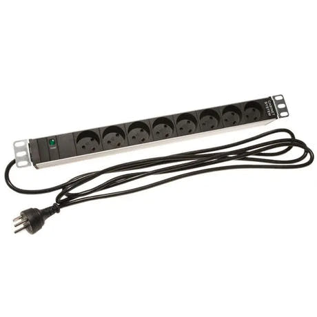 Stromschiene m. Erdung (DK, 19" Rack)