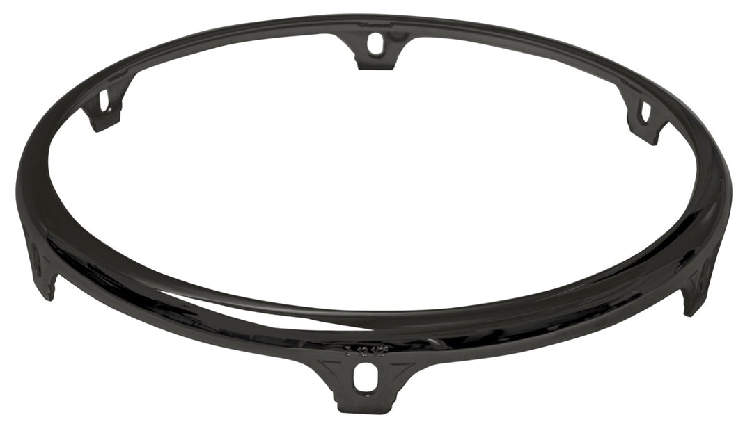 Latin Perkussion Hooped Conga Comfort Curve II - Z Series (Extended Collar) Black Mirror - 12 1/2" Tumba | 6 hole (LP774C)