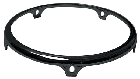 Latin Perkussion Hooped Conga Comfort Curve II - Z Series (Extended Collar) Black Mirror - 11" Quinto | 5 hole (LP772C)