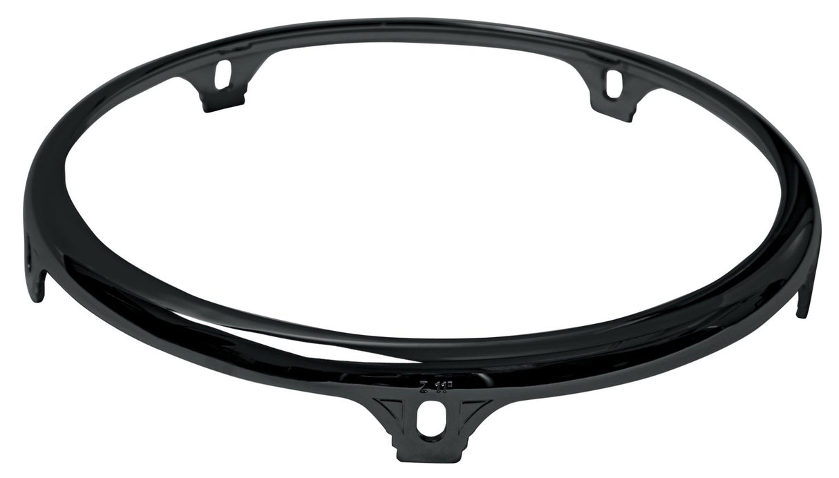 Latin Perkussion Hooped Conga Comfort Curve II - Z Series (Extended Collar) Black Mirror - 11" Quinto | 5 hole (LP772C)