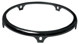 Latin Perkussion Hooped Conga Comfort Curve II - Z Series (Extended Collar) Black Mirror - 11" Quinto | 5 hole (LP772C)