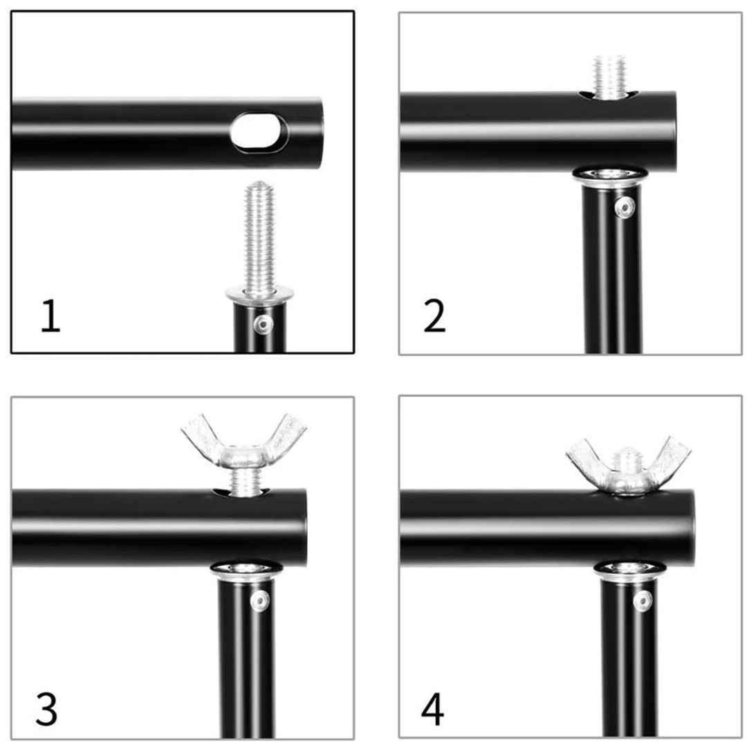 Hintergrundständer – 200x200cm mit cover und 4 Klemmen