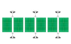 Natminton – Komplettpaket für 5 Spielfelder