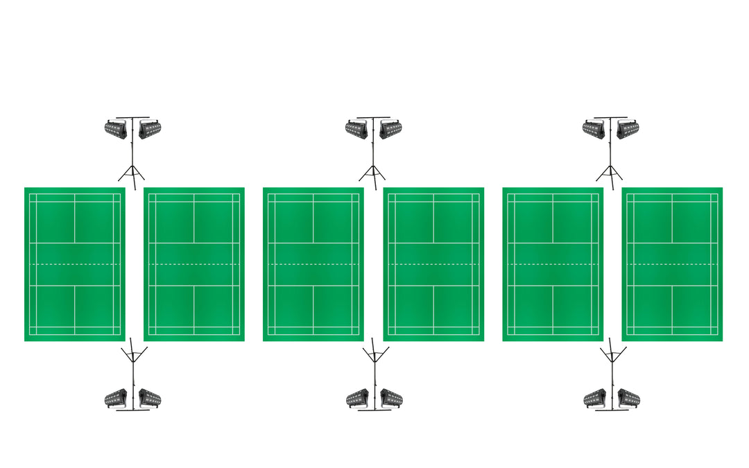 Natminton – Komplettpaket für 5 Spielfelder