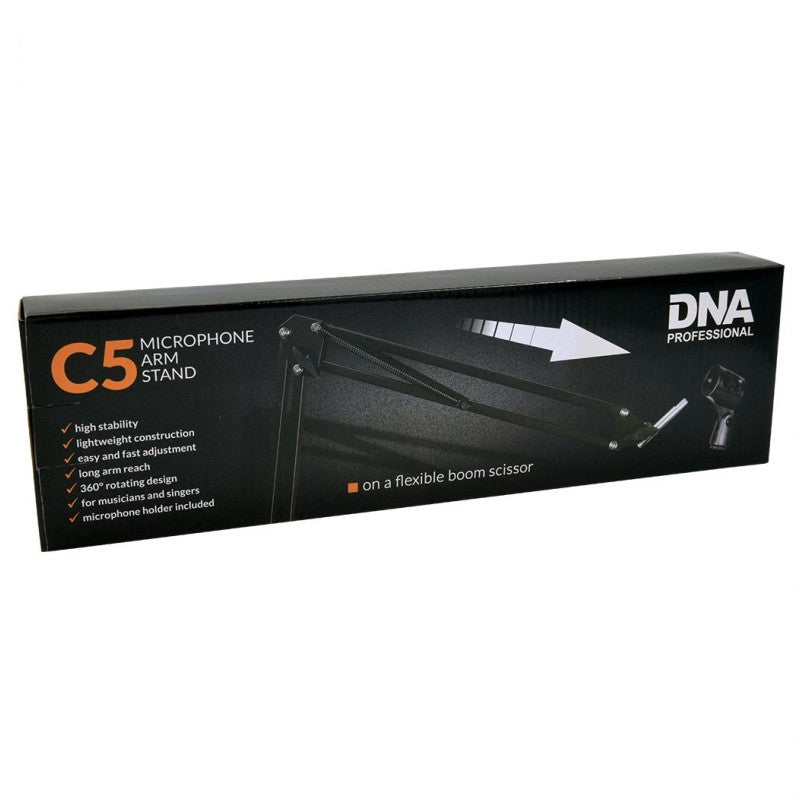 DNA C5 Tischmikrofonständer mit Schwenkarm