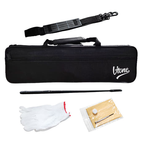 V-TONE VFL 16 Metall-Querflöte C-Klappenetui