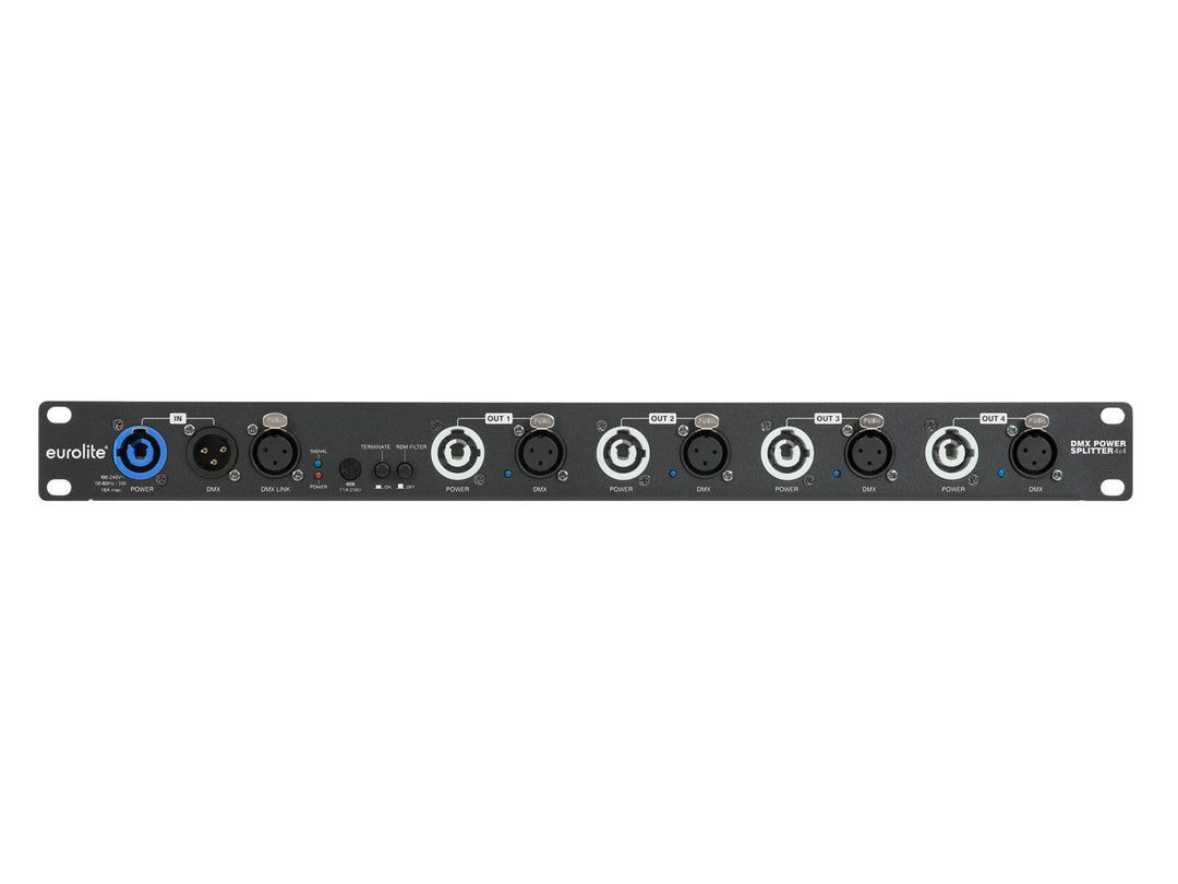 EUROLITE DMX-Stromverteiler 4x4 3-poliger XLR