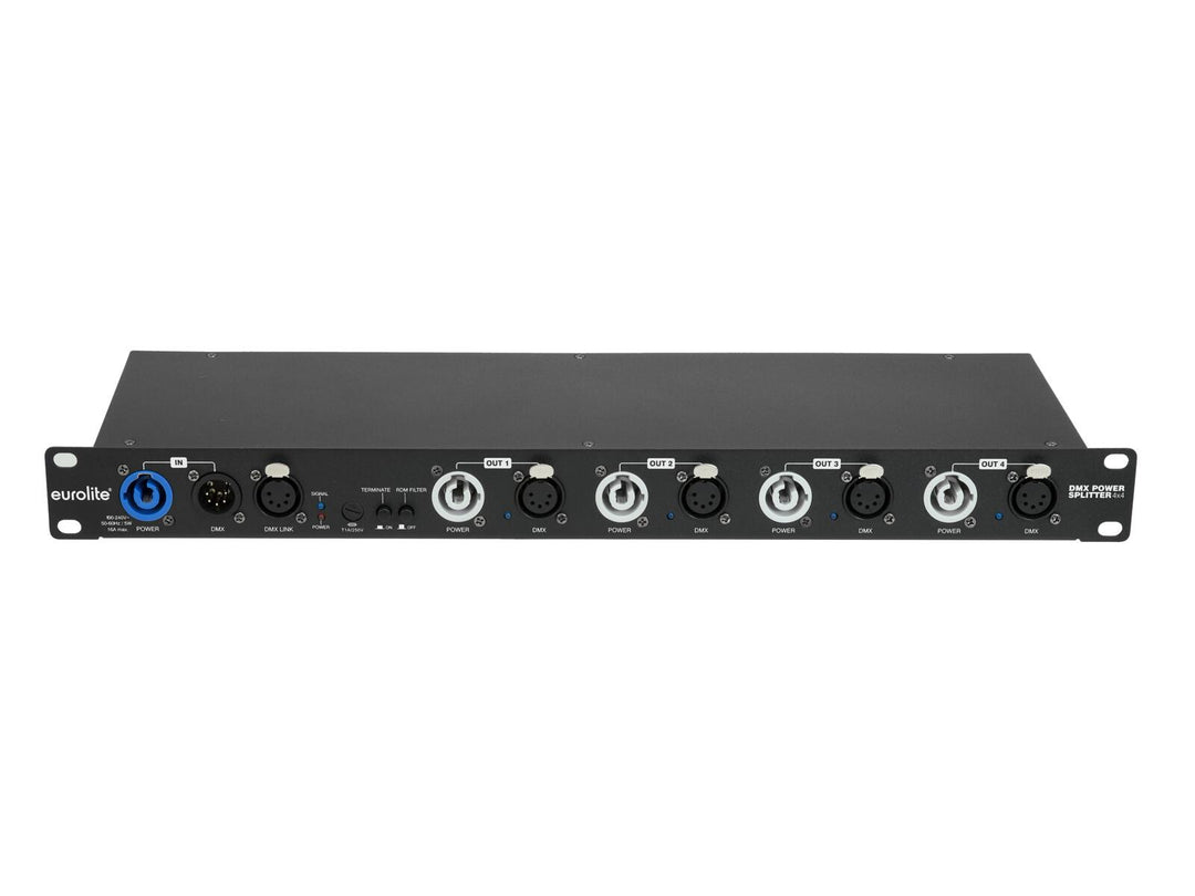 EUROLITE DMX-Leistungsverteilung 4x4 5-poliger XLR
