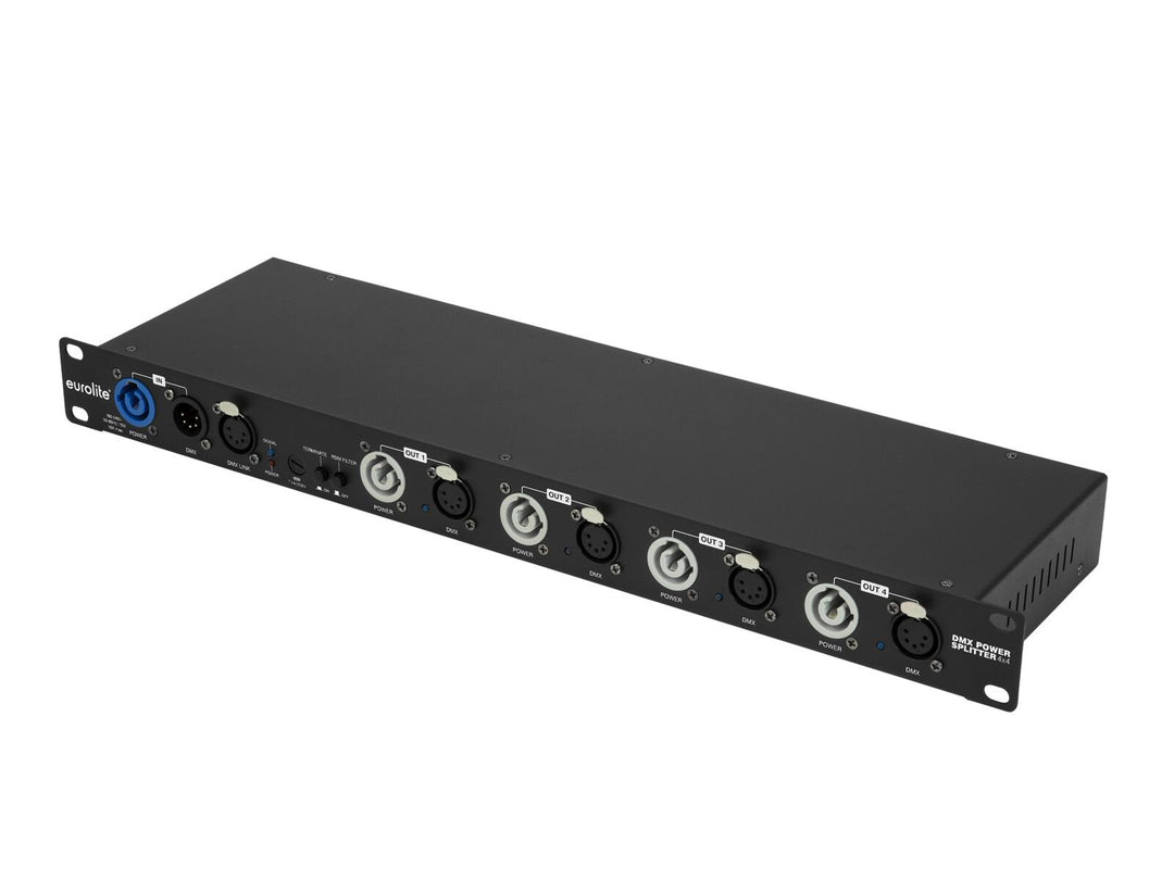 EUROLITE DMX-Leistungsverteilung 4x4 5-poliger XLR
