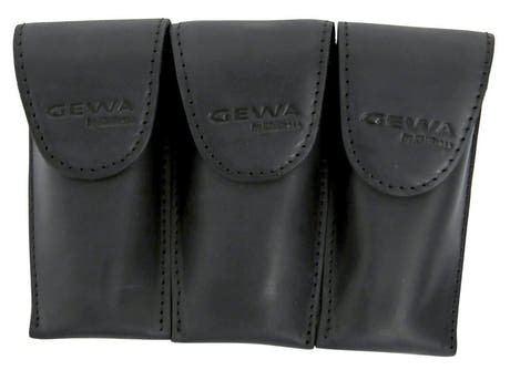 GEWA Crazy Horse Trumpet Triple für 3 trompete-Mundstücke, schwarz