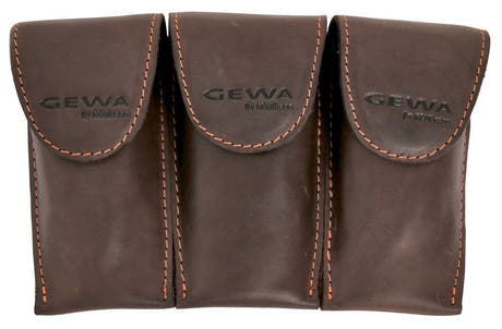 GEWA Crazy Horse Posaune Triple für 3 Posaunenmundstücke, schwarz