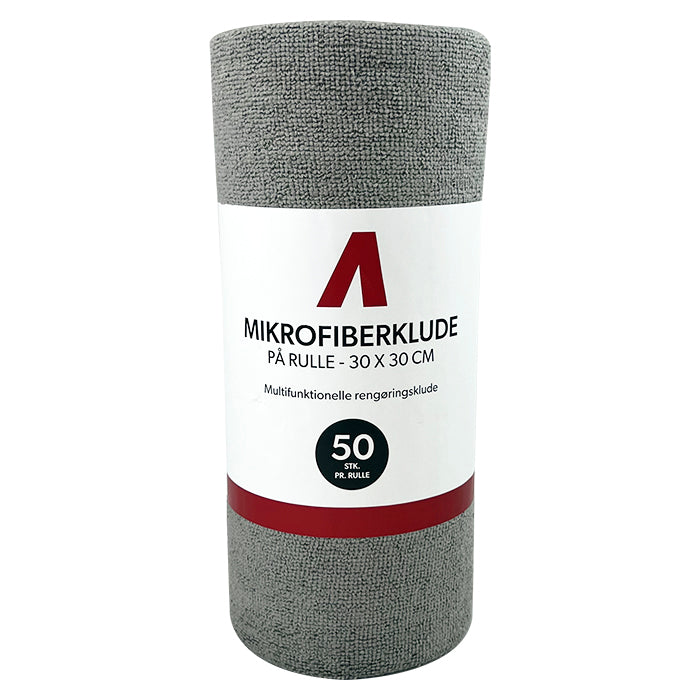 Mikrofasertücher auf Rolle, 30x30 cm, 180 g/m², 50 Stück