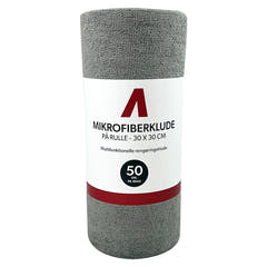 Mikrofasertücher auf Rolle, 30x30 cm, 180 g/m², 50 Stück