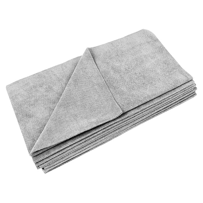 Mikrofasertuch, 40x40cm, 330gsm, 10 Stück Grau