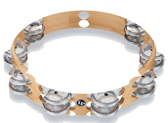 Latin Perkussion Tambourine Pro 10 in Double Row - LP380B-AL (LP380B-AL)