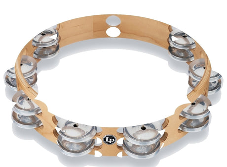 Latin Perkussion Tambourine Pro 10 in Double Row - LP380B-AL (LP380B-AL)
