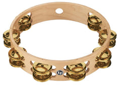 Latin Perkussion Tambourine Pro 10 in Double Row - LP380B-BR (LP380B-BR)