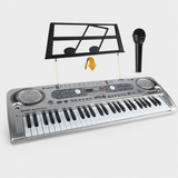 SUPRIMO 824 USB Keyboard mit Mikrofon, MP3-Player und Notenständer