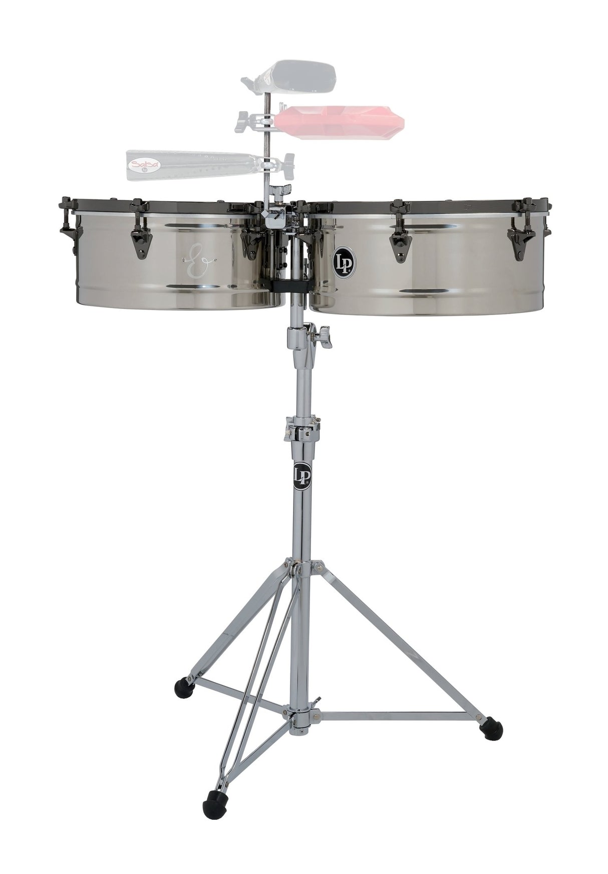 Latin Perkussion Timbales E-Class Edelstahl - 14"/15" (LP1415-EC)
