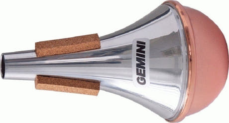 Tom Crown Gemini Straight-Dämpfer für trompete, Kupferboden
