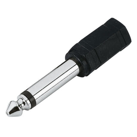3.5 mm Mono Jack Buchse zu 6.3 mm Mono Jack Adapter