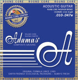 Adamas Saiten für Akustikgitarren Nuova Phosphor Bronze beschichtet runder Kern - 12-str. Light .010-.047 (1616NURC)