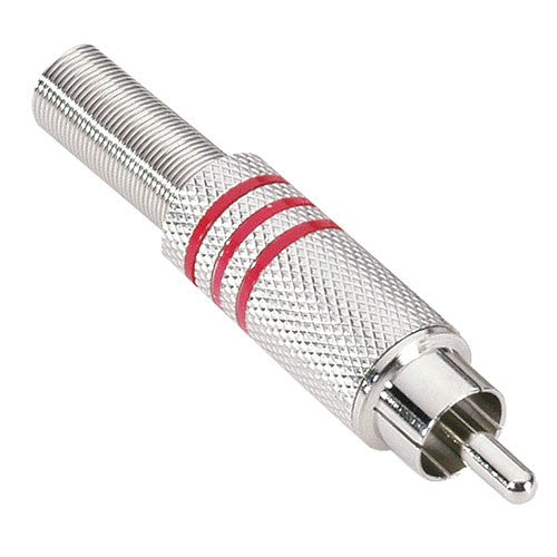 RCA Phono Stecker Chrom