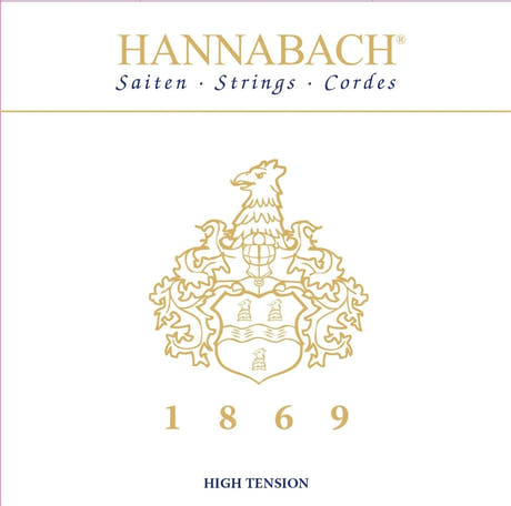 Hannabach Saiten für klassische Gitarre Serie 1869 Carbon/Gold HT - Set (1869HT)