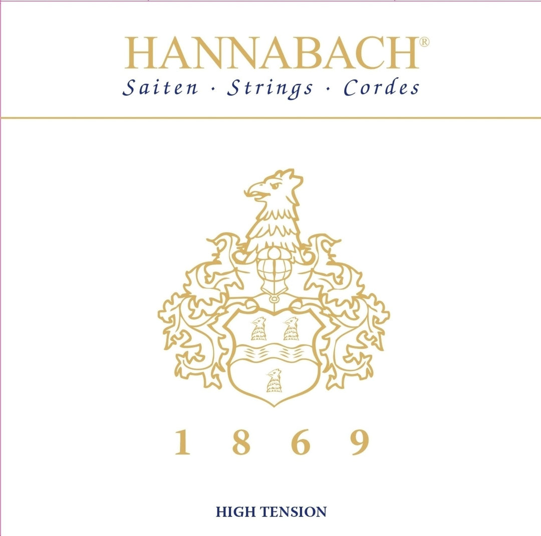 Hannabach Saiten für klassische Gitarre Serie 1869 Carbon/Gold HT - Set (1869HT)