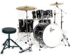 Gretsch Energy trommesæt 22", Black, med Paiste 101 (3 bækkener)