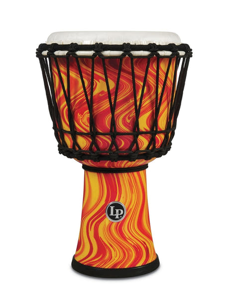 Latin Perkussion Djembe - Orange Marble (LP1607OM)