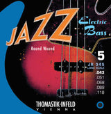 Thomastik-Infeld E-Bass Saiten Jazz Bass series Nickel Round Wound Roundcore - Set 5-saitig (JR345)