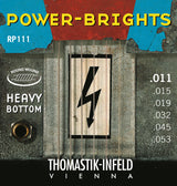Thomastik-Infeld Saiten für E-Gitarre Power Brights Serie - Satz 011 heavy (RP111)