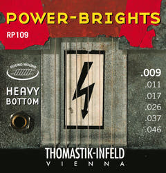 Thomastik-Infeld Saiten für E-Gitarre Power Brights Serie - Set 009 heavy (RP109)