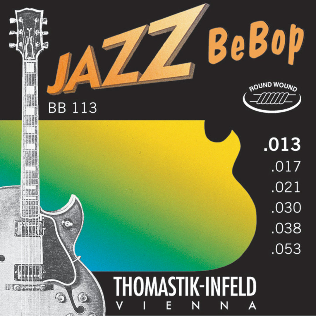 Thomastik-Infeld Saiten für E-Gitarre Jazz BeBob series nickel round wound - Set 013rw (BB113)