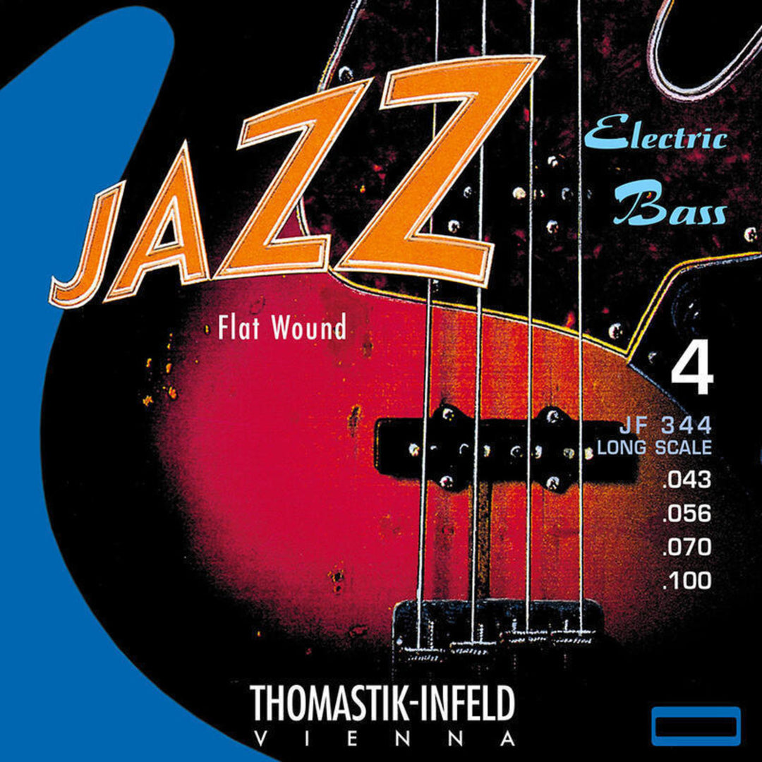 Thomastik-Infeld E-Bass-Saiten Jazz Bass Flat wound - Set 4-string long (JF344)