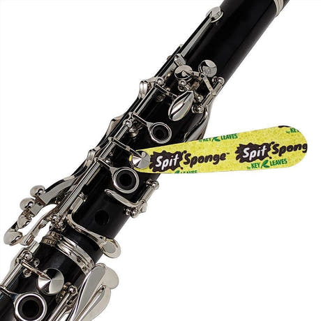 Key Leaves Spit Sponge Reinigungsfleece für Klarinette, Oboe und Flöte