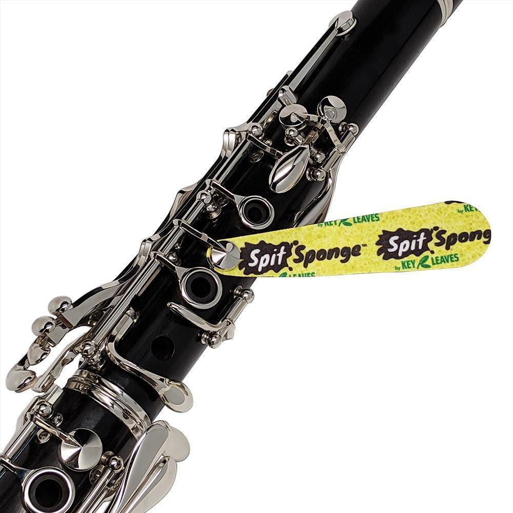 Key Leaves Spit Sponge Reinigungsfleece für Klarinette, Oboe und Flöte