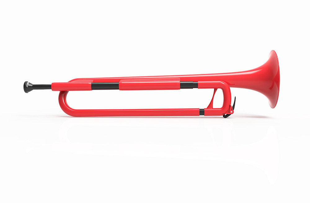 pBugle Bb-Fanfare aus Kunststoff, rot