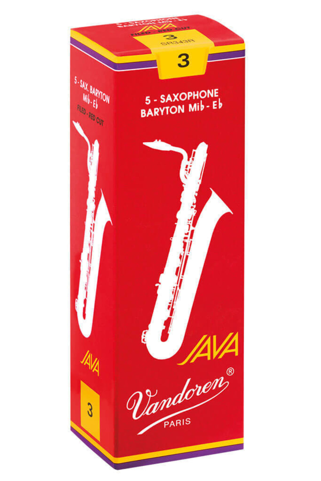 Vandoren Blätter Baritonsaxophon Java Filed Red - 2 1/2