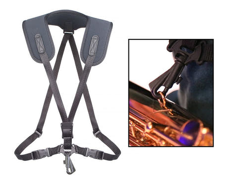 Neotech Super Harness Saxofongurt Junior, 31,8-40,6 cm, Kunststoffhaken