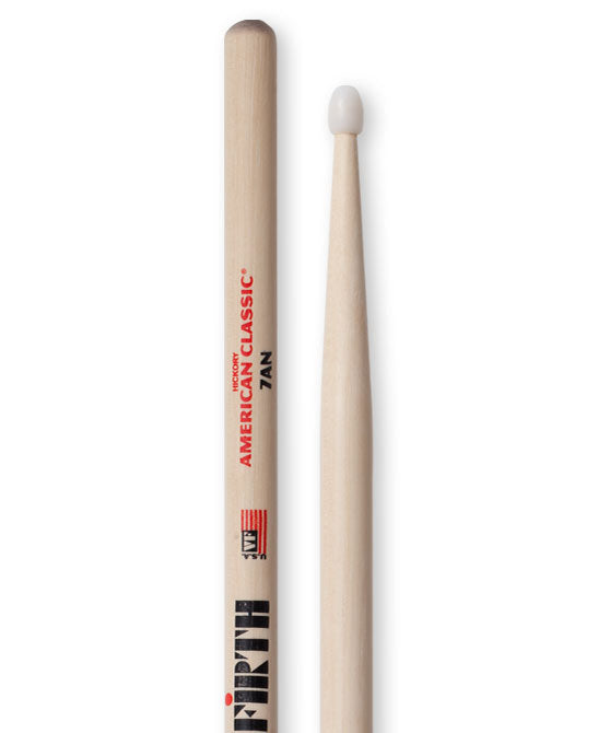 Vic Firth 7A Schlagzeugstöcke (Nylonspitze)