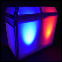 DJ Screen Pro MKII DJ-Kabine mit Tisch