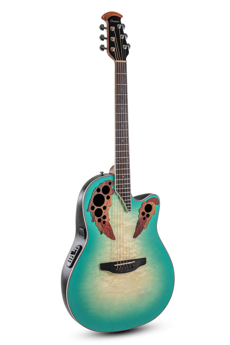 Ovation E-Akustik Gitarren Celebrity Elite Plus Mid Cutaway - Mintburst (CE44X-9B-G)
