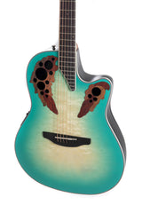 Ovation E-Akustik Gitarren Celebrity Elite Plus Mid Cutaway - Mintburst (CE44X-9B-G)