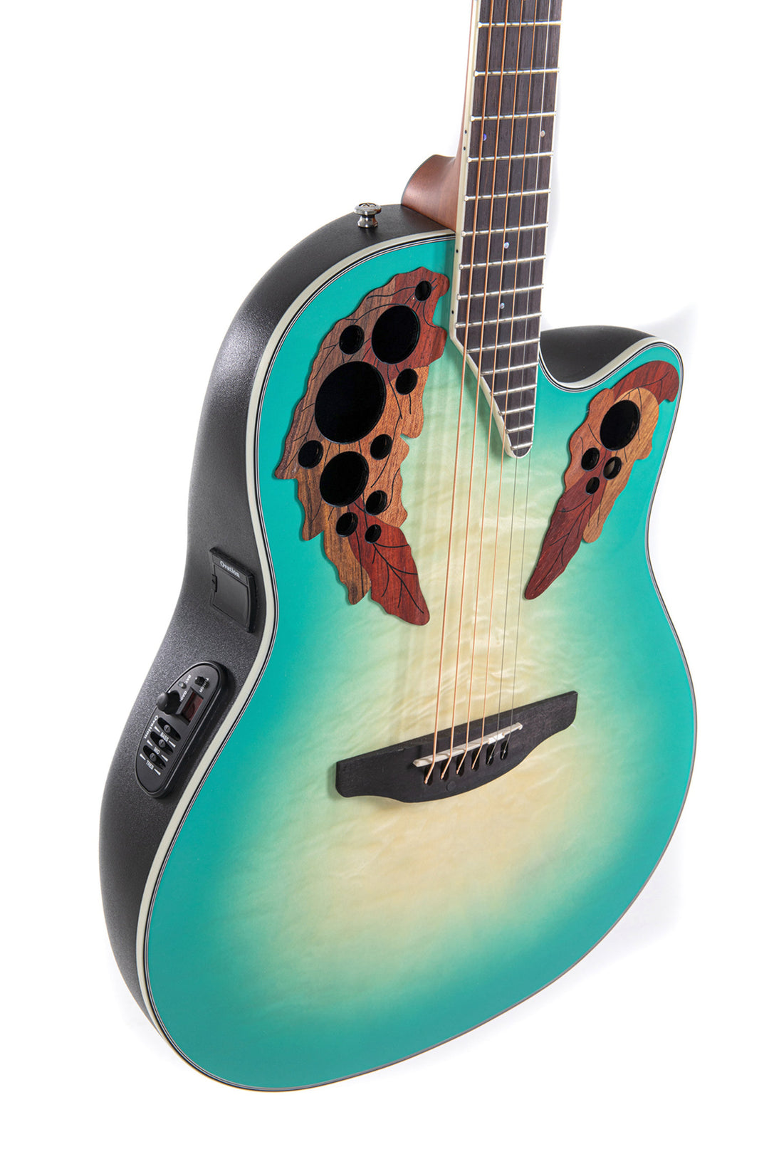 Ovation E-Akustik Gitarren Celebrity Elite Plus Mid Cutaway - Mintburst (CE44X-9B-G)