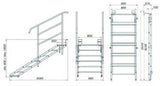 GUIL ECP-06/440 Stage Treppe Outdoor