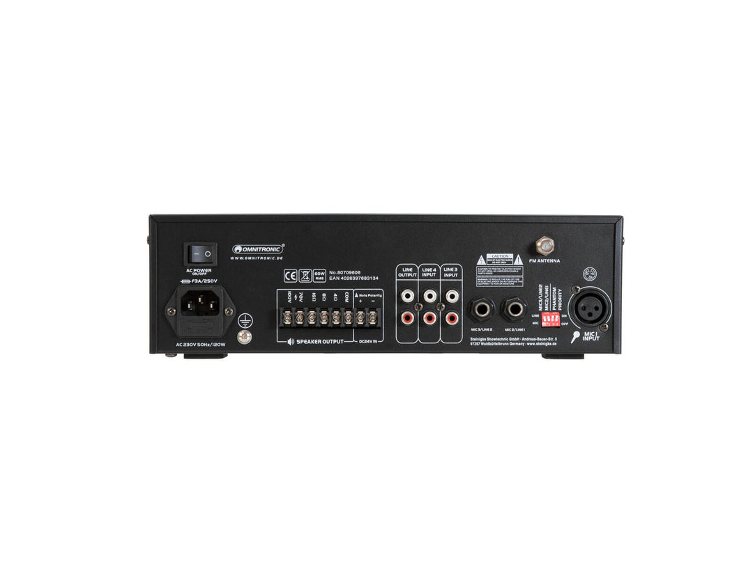 OMNITRONIC CPE-60P PA-Mischverstärker